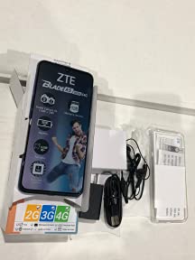 ZTE Blade A5 2020 (64 GB, 2 GB) 6.09"HD Edge to Edge, batería 3200mAh, Dual SIM GSM Unlocked US 4G LTE (T-Mobile, AT&T, Metro, Straight Talk) Modelo internacional (Blue) Latino