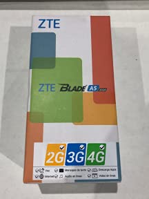 ZTE Blade A5 2020 (64 GB, 2 GB) 6.09"HD Edge to Edge, batería 3200mAh, Dual SIM GSM Unlocked US 4G LTE (T-Mobile, AT&T, Metro, Straight Talk) Modelo internacional (Blue) Latino