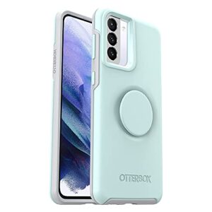 otterbox otter + pop symmetry series case for galaxy s21+ 5g - polycarbonate, kickstand, tranquil waters