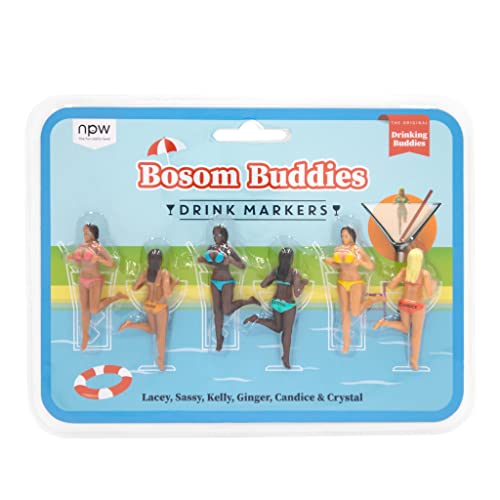 NPW Bosom Buddies, 6-Count, Assorted