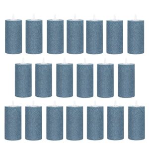 simple deluxe 4 x 2 inch large air stone cylinder for fish & plant in aquarium and hydroponics air pump, 10 pack