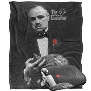godfather poster officially licensed silky touch super soft throw blanket 50" x 60"
