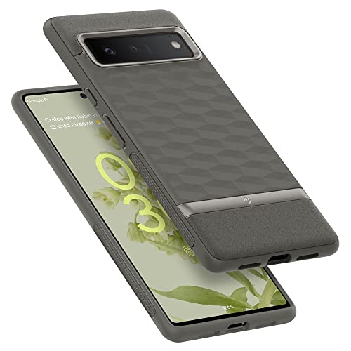 Caseology Parallax Protective Case Compatible with Google Pixel 6 Pro Case (2021) - Ash Gray