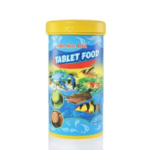 premium tropical fish food tablets- compare to sera o-nip! - stick on glass or sink to bottom tablets 4.58oz 250ml - sticks on aquarium glass for fun with all types of fish! - pellet fish food-
