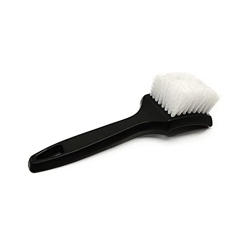 GLOSSONLY Car Tire Brush, Car Detailing Wheel Cleaning Brush, Wheel & Rim Brush for Car Rim, Easy Scrubbing for Car, Truck, SUV & Motorcycle