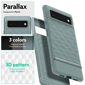 Caseology Parallax Protective Case Compatible with Google Pixel 6 Case (2021) - Sage Green