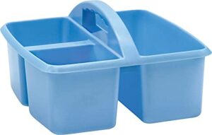 teacher created resources® light blue plastic storage caddy
