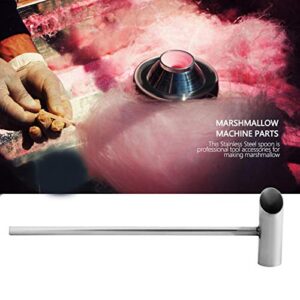 29cm/11.6in Marshmallow Spoon, Sugar Spoon Marshmallow Machine for Cotton Candy Floss Machine Spare Parts Stainless Steel Material