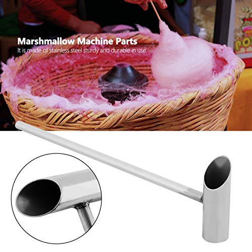 29cm/11.6in Marshmallow Spoon, Sugar Spoon Marshmallow Machine for Cotton Candy Floss Machine Spare Parts Stainless Steel Material