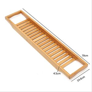 Abilen Bathroom Wooden Bathtub Tray Bath Shelf for Bath Caddy Wine Holder Tub Tray Over Bathtub Rack Support Storage Accessories