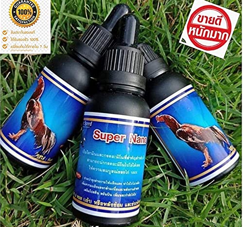 SPEED SUPER NANO DROP 35 ML. Essential Amino Acids Rooster Booster Vitamins Chicken Supplement For Fast Proven Recovery Body & Energy, Blood Care Build Muscles Feed Poultry Fighting Gamecocks Hen Food