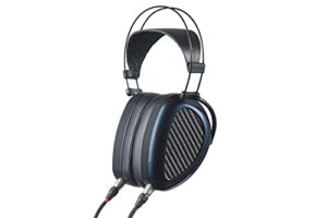 drop + dan clark audio aeon planar magnetic headphones - closed-back, over ear, carbon fiber, audiophile (aeon closed x), blue/black