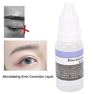 Tattoo Correction Serum Permanent Makeup Pigment Removal Liquid Painless Pigment Fading Agent Eyebrow Lip Microblading Remover Microblading Error Correction Agent Eyebrow Supply 15ml