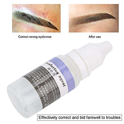 Tattoo Correction Serum Permanent Makeup Pigment Removal Liquid Painless Pigment Fading Agent Eyebrow Lip Microblading Remover Microblading Error Correction Agent Eyebrow Supply 15ml