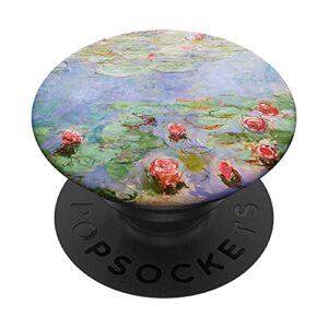 monet's water lilies modern art impressionism painting cover popsockets swappable popgrip