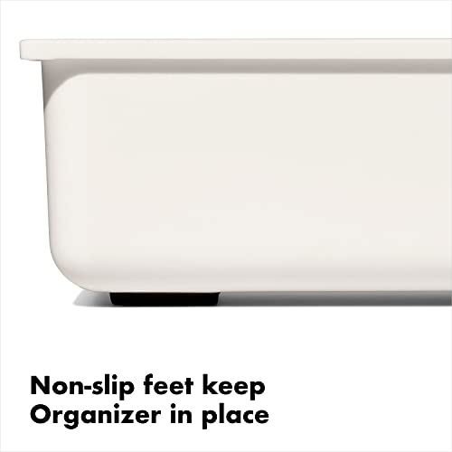 OXO Good Grips Kitchen Drawer Organizer, Compact Utensil, White