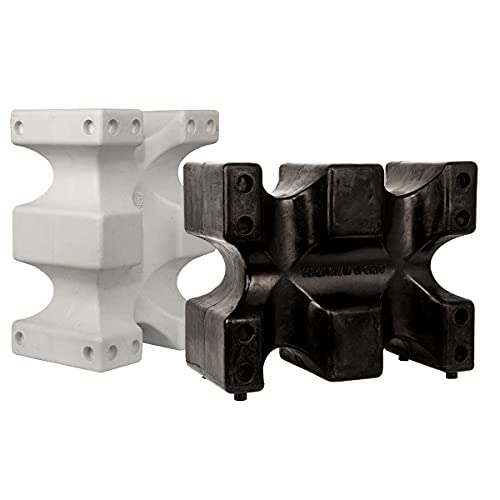 Burlingham Sports Riser Max Jump Blocks - Pair, White