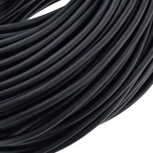 Patioer Aquarium Airline Tubing Black, 320 Ft Standard 3/16" Silicone Flexible Airline Tubing Hose for Aquariums, Fish Tank, Terrariums, and Hydroponics, Air Pump Accessories