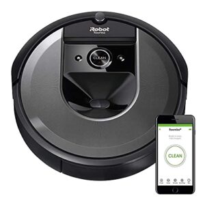 iRobot Roomba i7+ (7550) Robot Vacuum with Automatic Dirt Disposal-Empties Itself, Wi-Fi Connected, Smart Mapping, Compatible with Alexa, Ideal for Pet Hair, Carpets, Hard Floors, Black (Renewed)