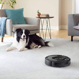 iRobot Roomba i7+ (7550) Robot Vacuum with Automatic Dirt Disposal-Empties Itself, Wi-Fi Connected, Smart Mapping, Compatible with Alexa, Ideal for Pet Hair, Carpets, Hard Floors, Black (Renewed)