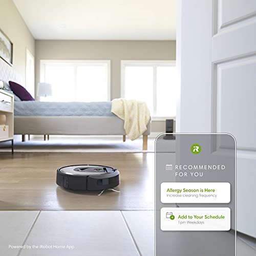 iRobot Roomba i7+ (7550) Robot Vacuum with Automatic Dirt Disposal-Empties Itself, Wi-Fi Connected, Smart Mapping, Compatible with Alexa, Ideal for Pet Hair, Carpets, Hard Floors, Black (Renewed)