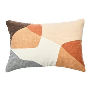 Main + Mesa Cotton Geometric Lumbar Decorative Throw Pillow