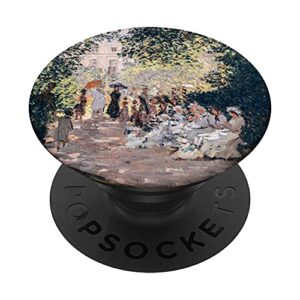 monet's the parc monceau modern art famous painting popsockets swappable popgrip