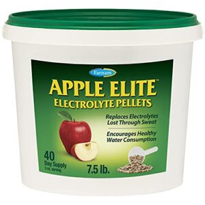 farnam apple elite electrolyte pellets 7.5 pounds, 40 day supply