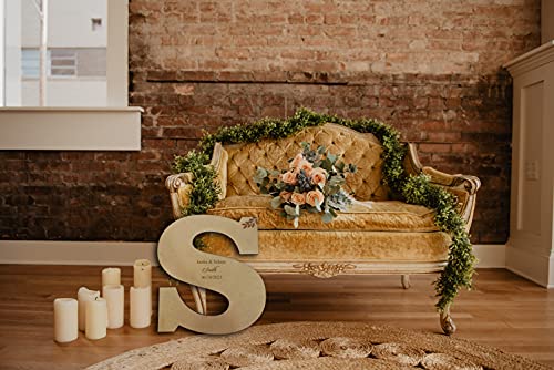 Wood Letter Wedding Guestbook | Personalized Wedding Sign | Modern Wedding Decor | Guest Book Alternative | Event Sign in