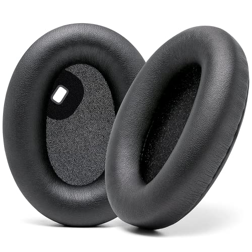 WH-1000XM4 Ear Pads for Sony Headphones, BUTIAO Replacement Earpads Ear Cups Cushion Muffs Repair Parts for Sony WH 1000XM4 Over-Ear Headphones with Protein Leather Noise Isolation Memory Foam - Black