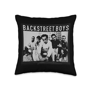 backstreet boys official backstreet boys-film photo throw pillow, 16x16, multicolor