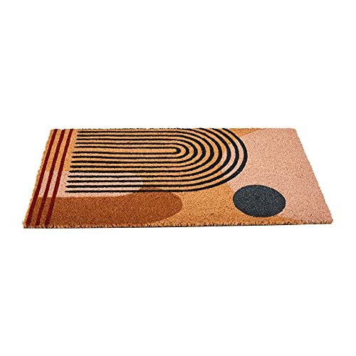 Main + Mesa Geometric Coir Doormat