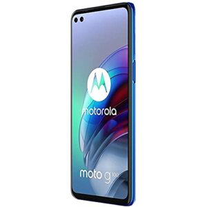 Moto G100 (128GB, 8GB) 6.55" 90Hz, Snapdragon 870, Dual SIM Euro 5G /Global 4G LTE GSM Unlocked (T-Mobile/AT&T/Metro) International Model XT2125-4 (HDMI + Fast Car Charger Bundle, Iridescent Ocean)