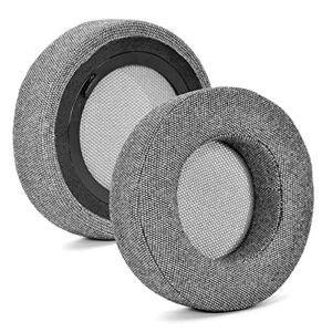 upgrade virtuoso xt thicker earpads - replacement ear cushion compatible with corsair virtuoso rgb wireless se gaming, softer leather,high-density noise cancelling foam, added thickness gray