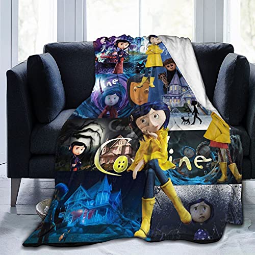 Cartoon Blanket 50''x60'' Kids Adults Throw Blanket for Bed Couch Soft Warm Fuzzy Blankets for Office Chair Living Room All Season…