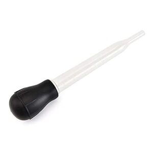 heigoo turkey baster,30 ml strong-suction plastic rubber meat baster,used for cleaning fish tanks,watering plants,seasoning in kitchen cooking,transparent