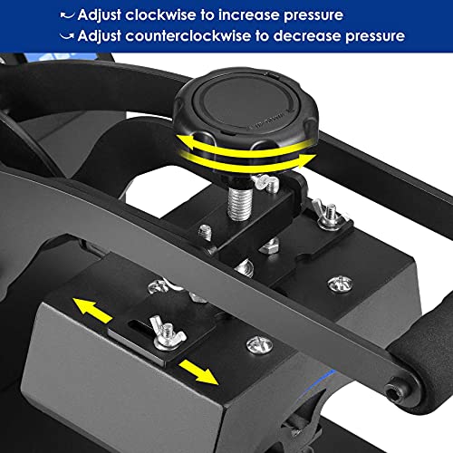 Slendor Hat Press 6x3.5 Inch Baseball Cap Heat Press Machine Clamshell Design Curved Element Cap Sublimation Transfer Press with Digital LCD Timer and Temperature Control