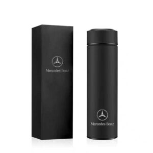 jdclubs 17 oz car logo black frosted travel mugs & tumblers vacuum insulated stainless steel thermal bottle fashion business thermal cup for hot or cold drink coffee or tea (fit b-z)
