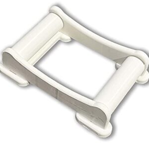 Universal Filament Holder Roller, Smooth Roll Operation, Fits Nearly Any Size/Type of 3D Printer Filament Roll (White)