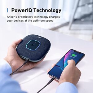 Anker PowerConf S3 Bluetooth Speakerphone with 6 Mics, Enhanced Voice Pickup, 24H Call Time, App Control, Bluetooth 5, USB C, Conference Speaker Compatible with Leading Platforms, Home Office,Blue