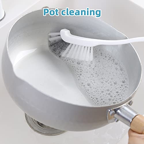 Sihuuu Cleaning Dish Brush, Bottle Brush,Bathroom Scrub Brushes, Kitchen Sink Brushes, 5 pcs Household Pot Pan Dishwasher Edge Corners Tile Deep Cleaning Brushes