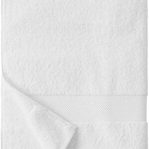 Amazon Aware 100% Organic Cotton Plush Bath Towels - 6-Piece Set, White