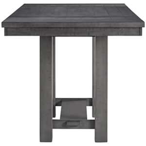 Signature Design by Ashley Myshanna Counter Height Dining Extension Table, 0, Gray