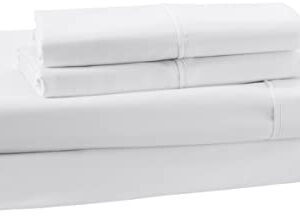 Amazon Aware 100% Organic Cotton 300 Thread Count Sheet Set - White, King