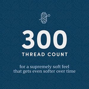 Amazon Aware 100% Organic Cotton 300 Thread Count Sheet Set - White, King