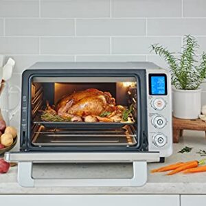 De'Longhi EO241264M 10-in-1 Digital AirFryer ,True Convection Toaster Oven with internal light, Grills, Broils, Bakes, Roasts, Reheats, preset for Cookie & Pizza, 1800-Watts, Stainless Steel, XL 24L