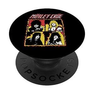 mötley crüe - shout at the devil (flames) popsockets swappable popgrip