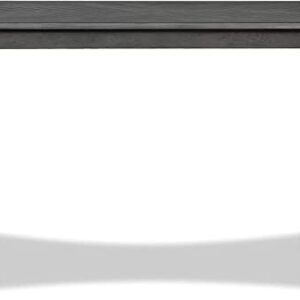 New Classic Furniture Amy Kitchen Counter Island Dining Table for 4 with Storage Shelf & USB Chargers, Contemporary Gray