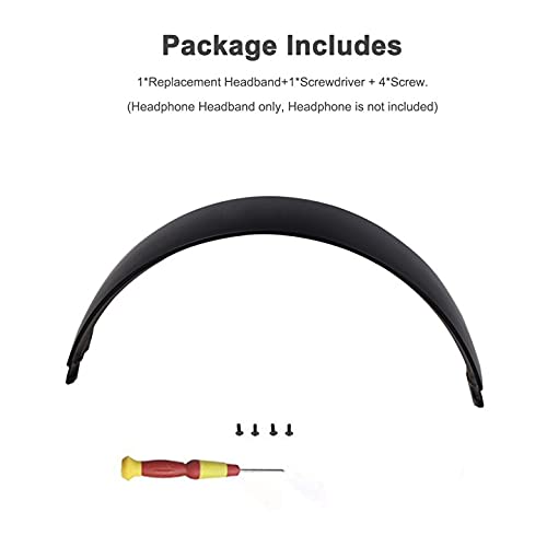 Adhiper Studio 2 Headband Replacement Studio 2 Head Beam Top Headband Repair Fix Parts Headphone Headband Head Beam Compatible for B Studio 2.0 Wired Wireless On-Ear Headphones (Matte Black)