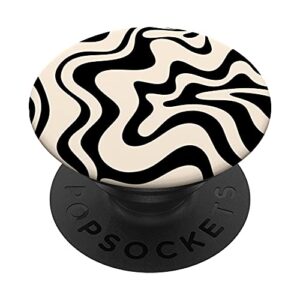 swirls 60s 70s aesthetic popsockets swappable popgrip